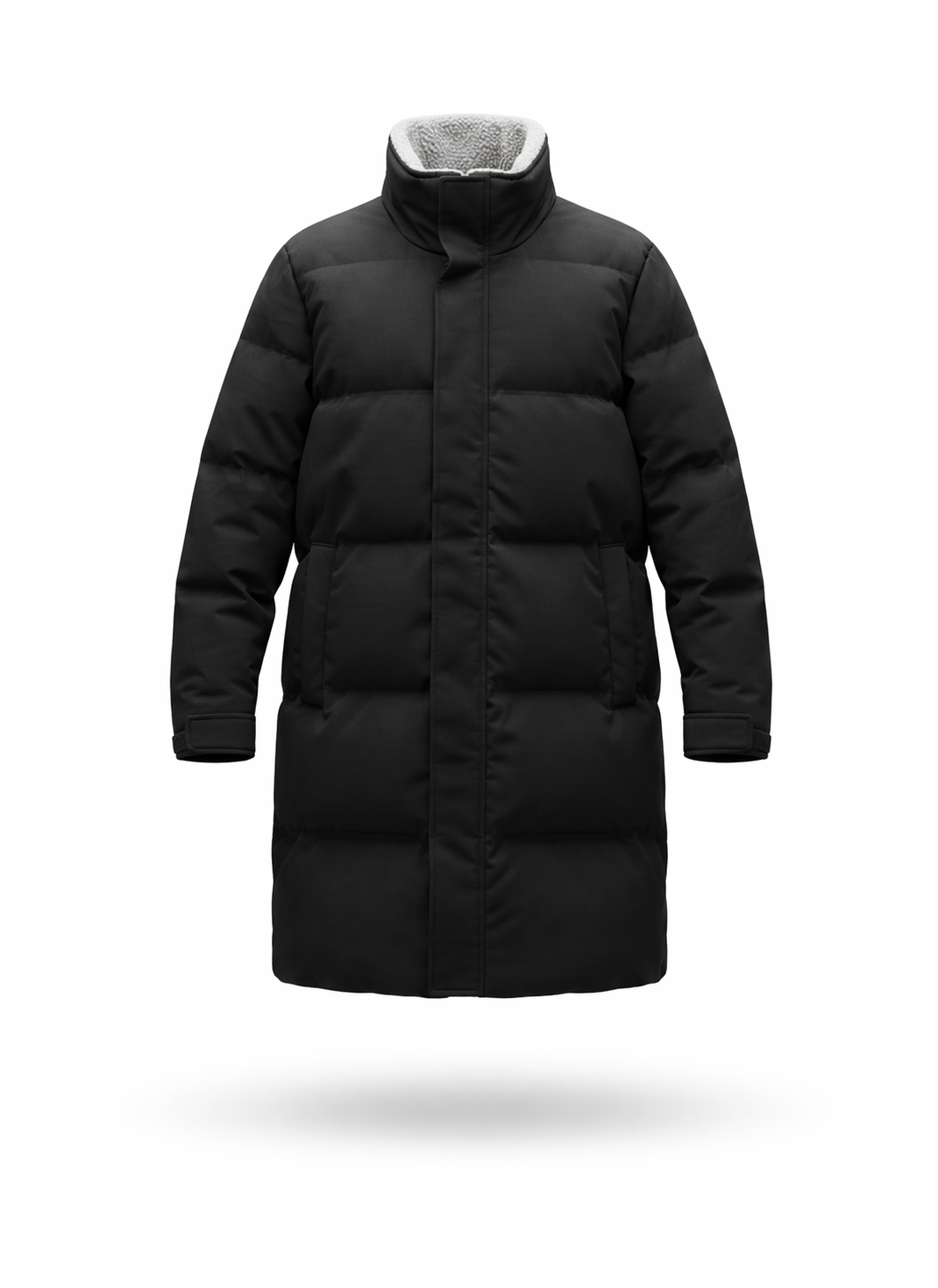 Urban Explorer Fleece-Lined Longline Puffer Jacket
