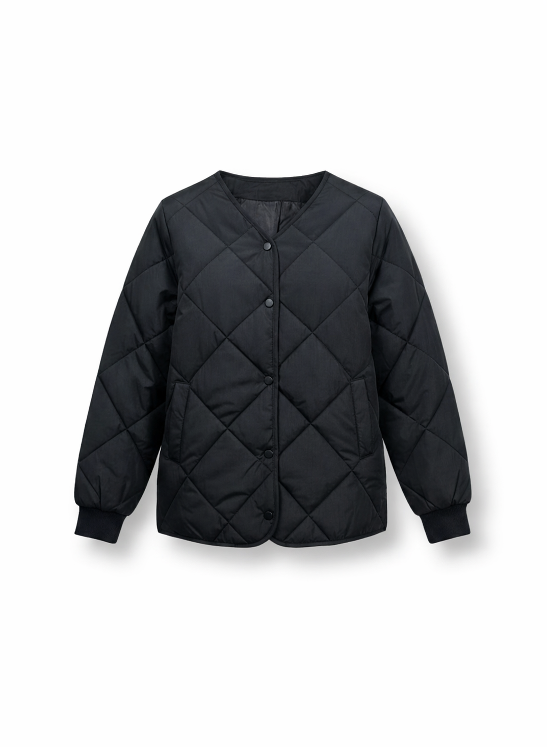 Women's Black Diamond Quilted Lightweight Jacket
